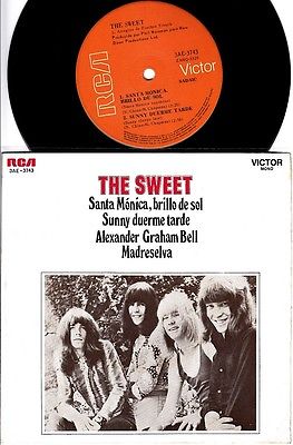 THE SWEET 7  PS EP Santa Monica  Brillo De Sol TOP RARE South America 1971
