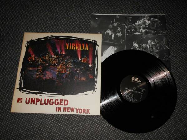 NIRVANA LP UNPLUGGED IN NEW YORK RARE USA PRESS ORIGINAL 1994 NM