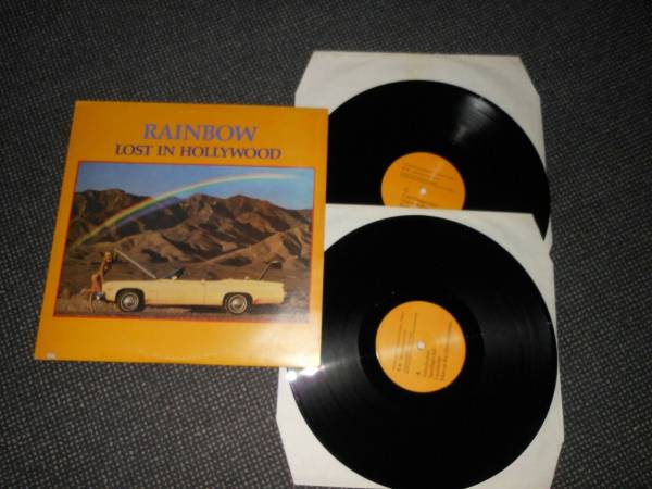 RAINBOW 2 LP LOST IN HOLLYWOOD RARE 1980 NM DIO DEEP PURPLE BLACKMORE