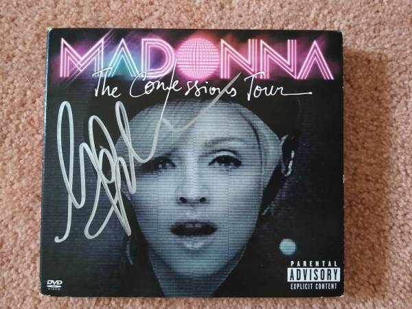 MADONNA   signed autographed The Confessions Tour CD album plus DVD