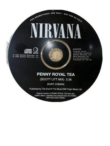 Nirvana  US  Penny Royal Tea   Scott Litt Mix UK CD single  CD5   5   promo
