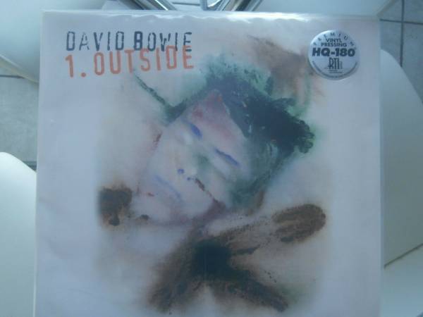 David Bowie 1 Outside  Rare Limited 2 Double White Vinyl in Tri fold Sleeve 2015