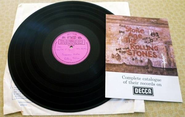 The ROLLING STONES  PRECIOUS STONES FACTORY SAMPLE DEMO LP WITH RARE BOOKLET 