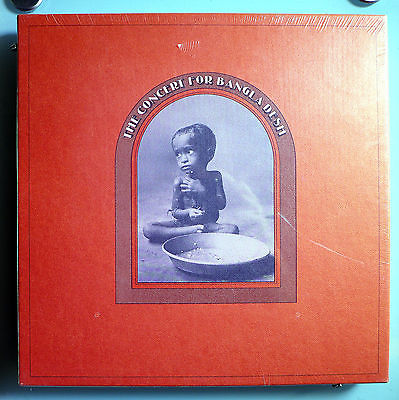 GEORGE HARRISON w BOB DYLAN BANGLADESH RARE SEALED ORIG 1971 3 LP BOX SET w BOOK