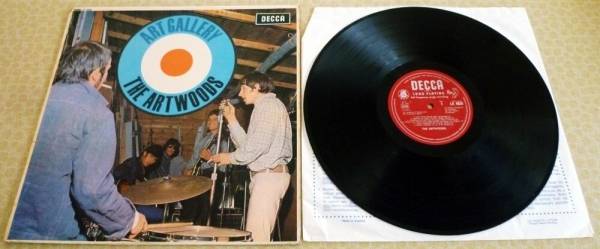 The Artwoods         ART GALLERY          A 1966 UK DECCA RECORD LABEL mono VINYL LP  RARE 