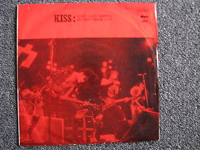 KISS Hard Luck Woman 7 PS 1977 Turkish Max Ultra Rare Detroit Rock City