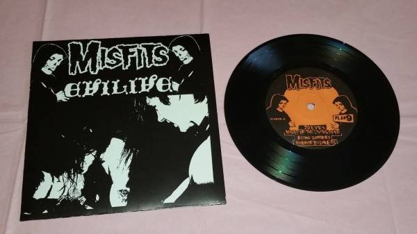 The Misfits Evilive 7  Original Plan9 punk KBD rare Danzig Samhain 