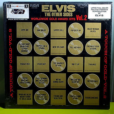 ELVIS PRESLEY WORLDWIDE 50 GOLD  2 RARE SEALED ORIG  71 4 LP MONO BOX w GARMENT
