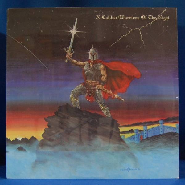 x-caliber-warriors-of-the-night-1986-orig-lp-killer-private-heavy-metal-sealed