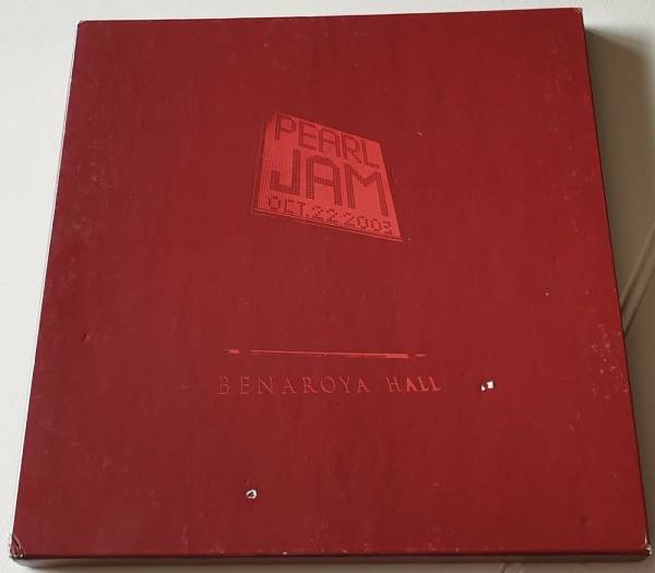 Pearl Jam   Benaroya Hall   Oct 22 2003   4 Vinyl LP Red Wine Colored N  397 2000