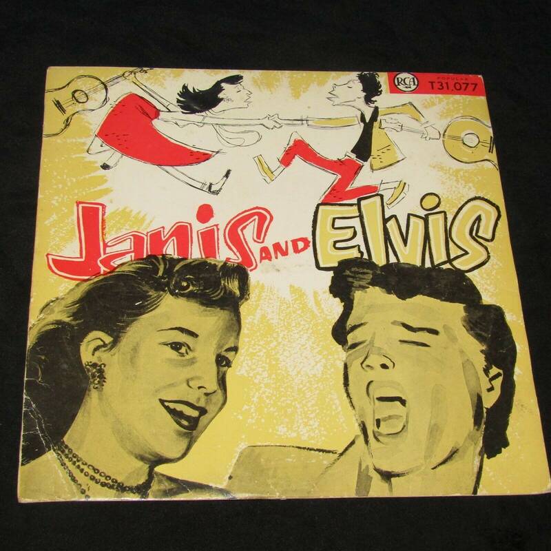 Janis Martin   Elvis Presley   Janis   Elvis Very Rare South African 10  LP