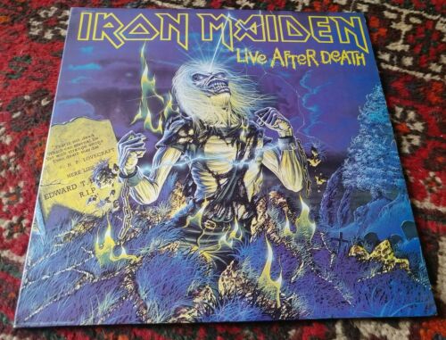 Iron Maiden Ultra Rare Live After Death  Taiwan  Double Album Press  Mint