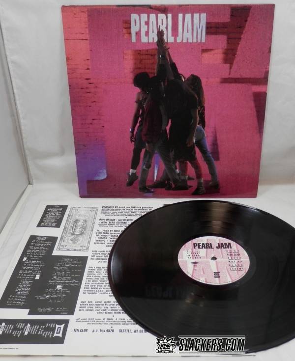 PEARL JAM Ten  Rare 1st Vinyl release 1994  EPIC RECORDS  Z 47857 Seattle Grunge