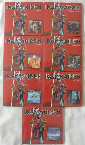 IRON MAIDEN   CANADA COMPLETE SET OF 7 WITHDRAWN CD S 2003   MINT   ALL SEALED  