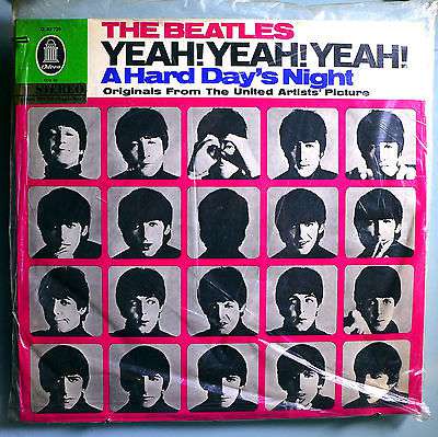 THE BEATLES YEAH  HARD DAY S NIGHT INSANELY RARE SEALED ORIG 64 GERMAN STEREO LP