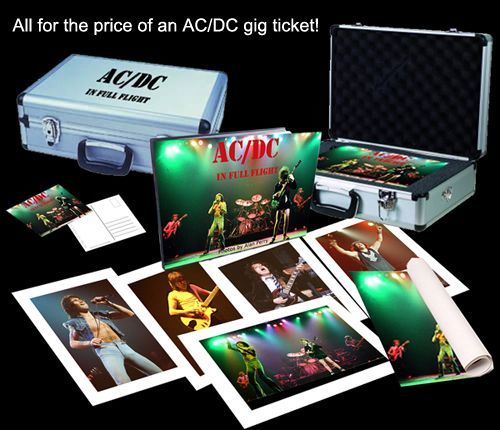AC DC In Full Flight numbered flight case only 500 copies     GUNS N ROSES Lp Cd