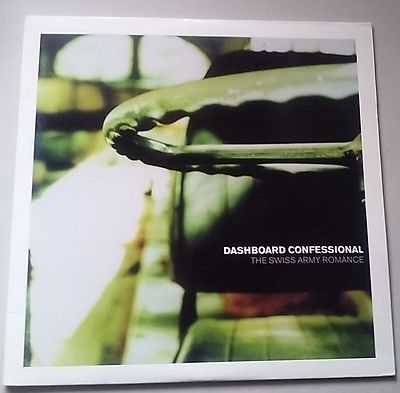 Dashboard Confessional The Swiss Army Romance vinyl LP VR380 1v RARE EMO PUNK