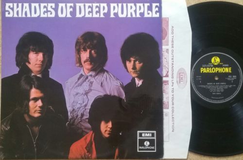  SHADES OF DEEP PURPLE  RARE ORIGINAL 1968 UK PROG ROCK LP NICE 1ST PRESSING EX 