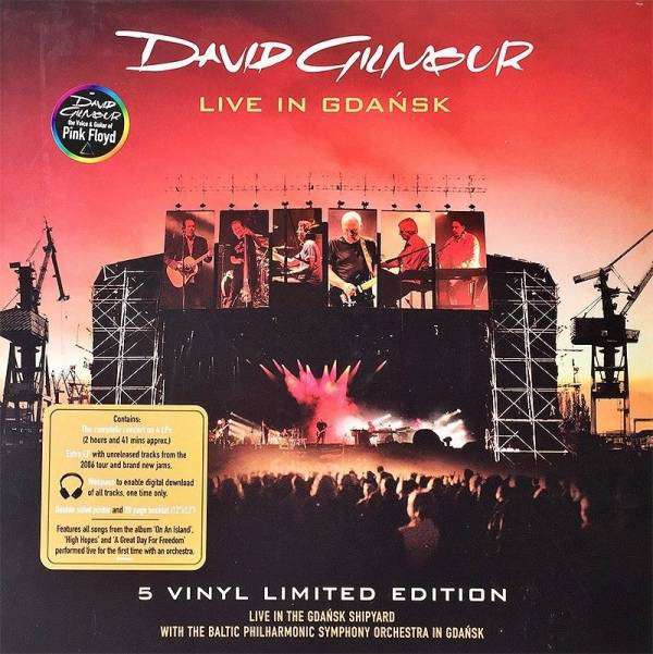 David Gilmour Pink Live In Gdansk 5 Vinyl LP Limited Addition Box Set Sold in Salisbury
