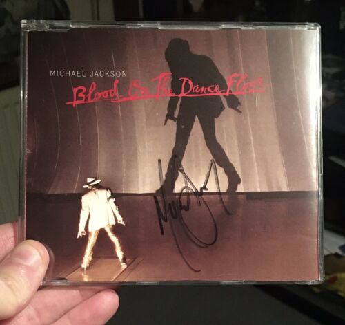 Michael Jackson SIGNED Autographed CD Blood On The Dance Floor Genuine Item