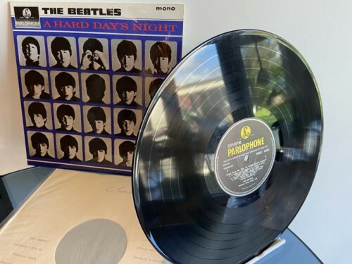 THE BEATLES   HARD DAYS NIGHT 1964 1ST PRESS NEAR MINT MONO VINYL LP STUNNING   