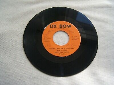 RARE  SIGN JONATHAN CAPREE 45 GONNA BUILD ME A MOUNTAIN OX BOW NORTHERN SOUL VG 