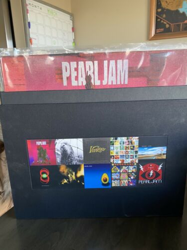 Pearl Jam Vinyl Boxset All ORIGINAL PRESSINGS  First 10 Albums  Avocado SEALED