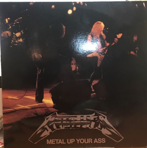 ULTRA RARE  Metallica Metal Up Your Ass  Live  Bootleg Italian White Vinyl