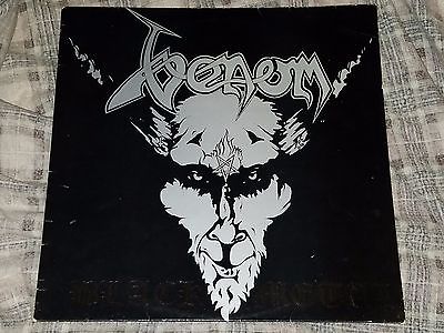 VENOM Black Metal  LP Autographed by all 3 Members Original UK Press NEAT 1005