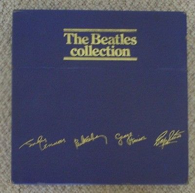 BEATLES BLUE BOX BC 13   UK ISSUED 14 LP SET WITH ALL INSERTS   ALL NEAR MINT 