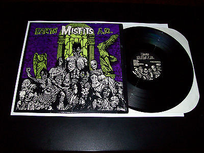 THE MISFITS     Earth A  D   LP   kbd  punk  Original  Shrink  Samhain
