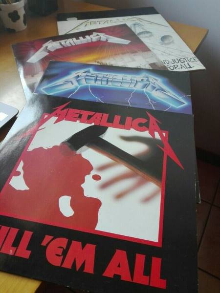 Metallica Vinili Vintage   5 album 7 Vinili   collezione favolosa   Usati