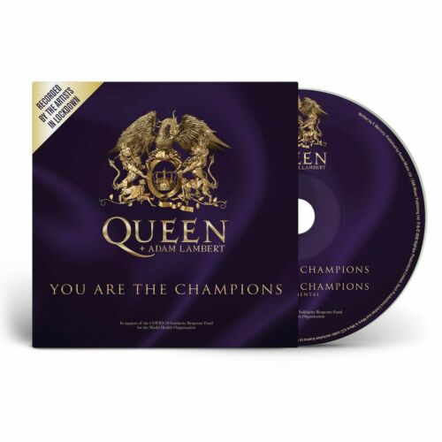 You Are The Champions Limited CD Single   Queen Freddie Mercury Adam Lambert