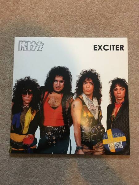 KISS Live 2 LP Album   EXCITER  from Lick It Up Tour 1983 RARE