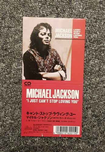 Michael Jackson I Just Can t Stop Loving You Japan 3  Snappack CD Single