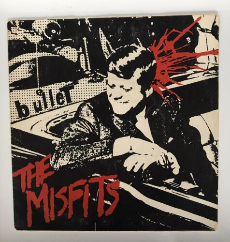 The Misfits   Bullet 7    Vinyl Original 2nd Press Red Vinyl   Ex  Condition