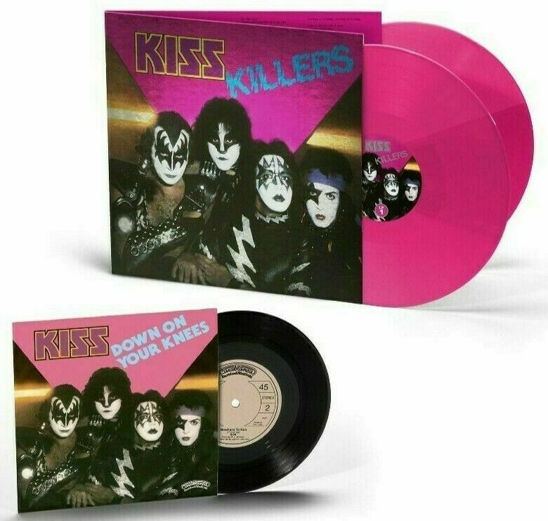 Kiss Killers LTD 2 Pink Vinyl LP   Exclusive Down On Yours Knees 7   preorder