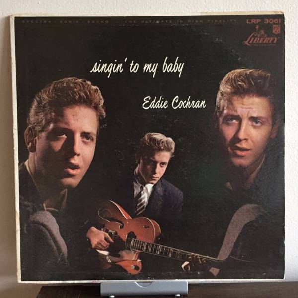 Singin  to My Baby by Eddie Cochran 1958 Vinyl Liberty Records VG  