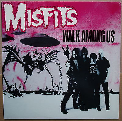 Misfits   Walk Among Us LP ORIGINAL 1st RUBY PRESSING JRR 804 FIEND CLUB INSERT