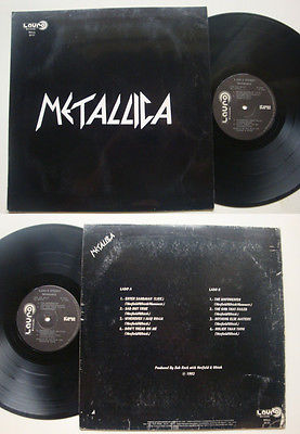 METALLICA BLACK ALBUM SINGLE LP BOLIVIA