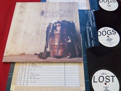 Grunge Rock Vinyl LP    Pearl Jam   Lost Dogs 2003 Original   Epic   E3 85738