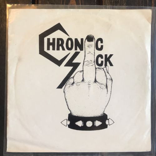 Chronic Sick   Reagan Bands 7  on Mutha Records 008  original hardcore punk