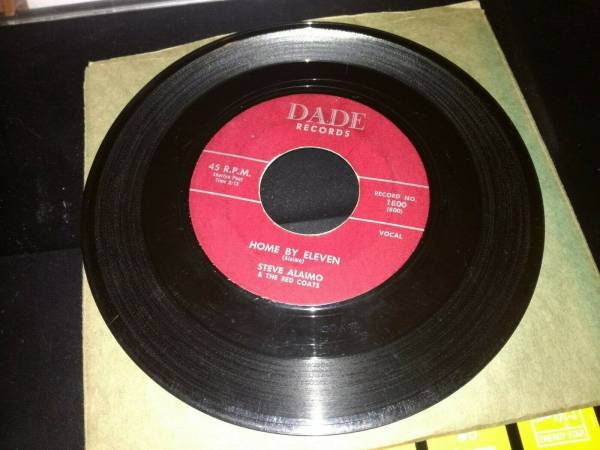 STEVE ALAIMO   THE RED COATS home by eleven DADE 45 RARE ROCKABILLY TEEN HEAR 