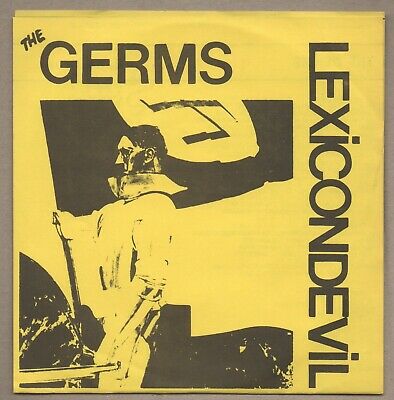 GERMS Lexicon Devil 7  SLASH 1978 US orig yellow SCAM 101 DARBY CRASH PAT SMEAR