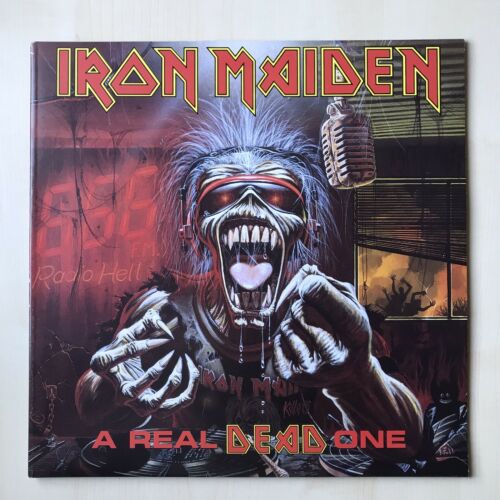 IRON MAIDEN A REAL DEAD ONE LP VINYL 1ST PRESS ITALY EMI    0777 7 89248 1 4 NM