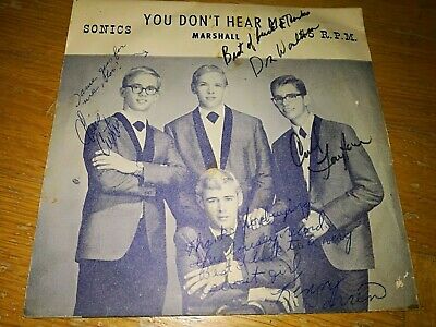 SONICS INC you don t hear me 45   PICTURE SLEEVE GARAGE PUNK   SURF INSTRO HEAR 