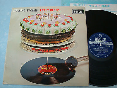 Rolling Stones Let it Bleed LP NM  SKL 5025 1969 UK w poster Unboxed Boxed Rare
