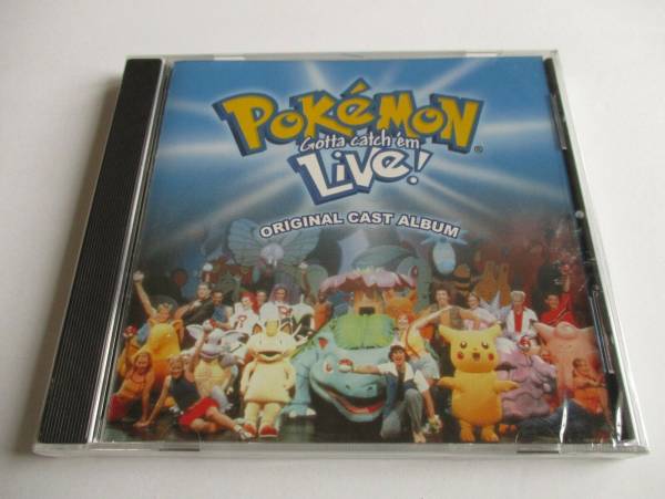 Pokemon Gotta Catch Em Live Original Cast Album Cd 17 Tracks 2000 New Sold In Plainfield New
