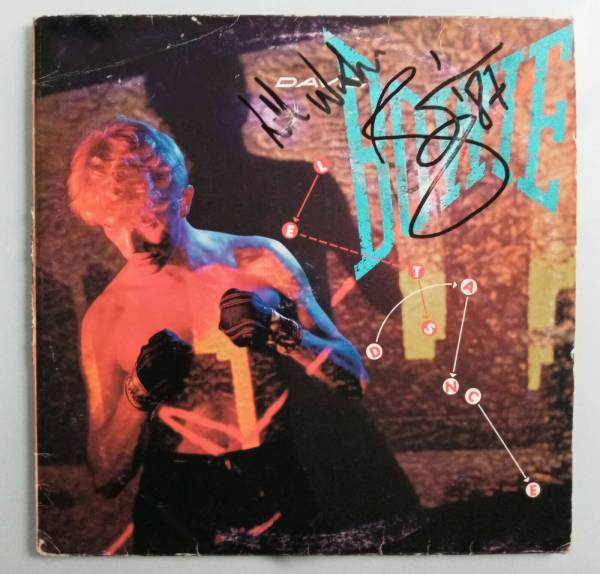 David Bowie let s dance LP signed in 1987 with CoA