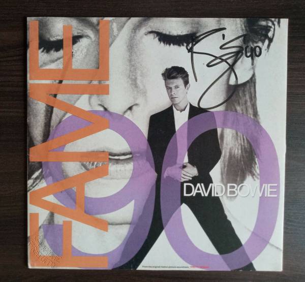 david Bowie Fame 90 signed during S V Tour in Rome